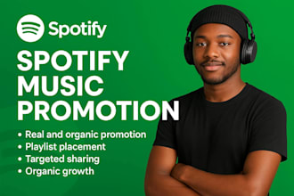 spotify music track promotion, spotify album promotion