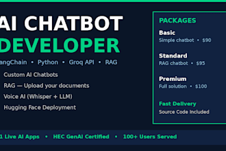 build an ai chatbot using langchain, python and groq API