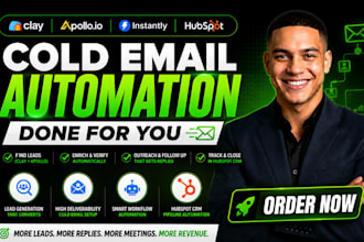 setup clay com apollo io instantly ai hubspot crm workflow automation