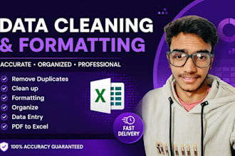 clean, format, split, merge excel data