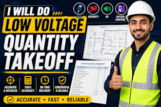 do low voltage quantity takeoff