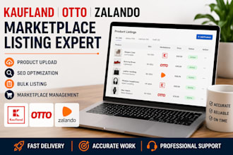 setup and optimize kaufland, otto, zalando product listings and bulk upload