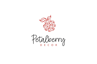 create a feminine watercolor and floral logo design