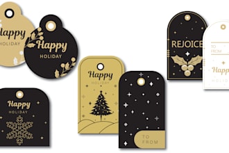 design clothing hangtag, hang tag and labels within 10 hours