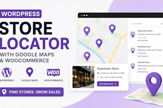 create wordpress store locator with google maps and woocommerce