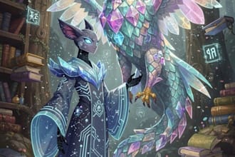 draw your oc and dnd creature illustration