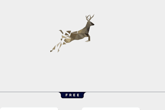 design professional deer logo