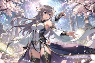 draw oc or fanart in anime style