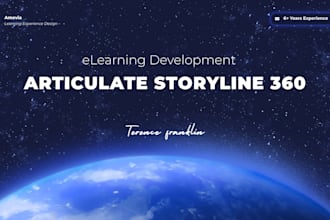develop an engaging elearning course