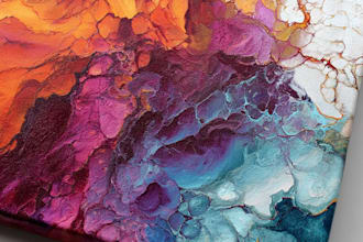 design premium abstract art for interior decoration