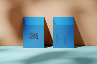 design a professional business card for your brand