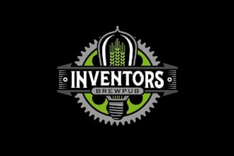 make brewery restaurant gadget inventor logo