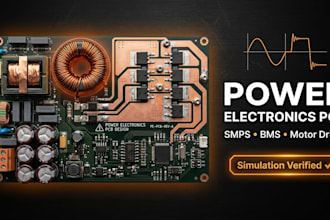 design smps, bms, and motor driver pcb for your power electronics
