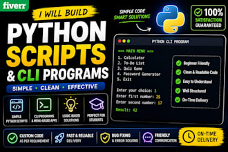 create simple python programs and scripts for beginners