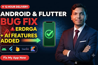 android app bugs errors crash flutter app bug fix mobile app developer