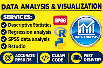 do anything code in r programming, rstudio ,spss and reports
