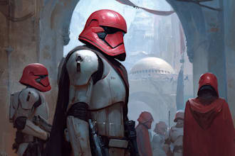 create fantasy, sci fi, character with hyperrealistic style