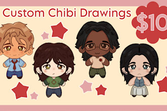 draw you or a character in a chibi style