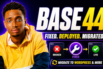 base44 expert fix base44 app base44 deploy base44 migration bug fixing