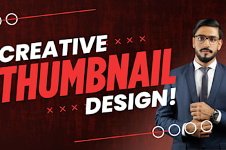 create clickable and professional youtube thumbnails