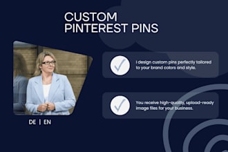 create professional custom pinterest pins ready to post