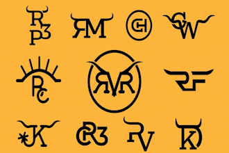 design a vintage cattle brand and western ranch logo