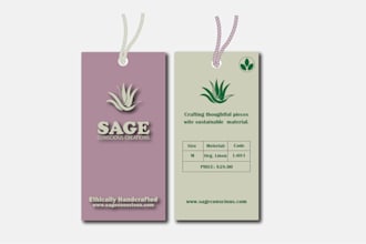 do hang tag, price tag, clothing label, wash label design