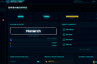 create a futuristic cinematic website with immersive UI UX