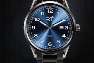 design 3d watch wristwatch animation 3d jewelry stl cad model technical drawing