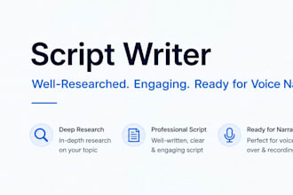 make script for your videos