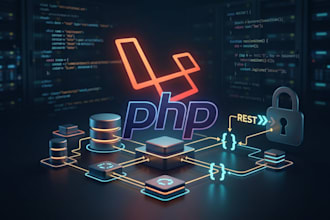 build a custom PHP laravel backend and rest API