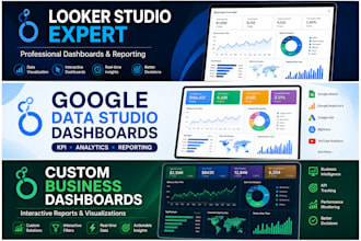 design professional looker studio business dashboards
