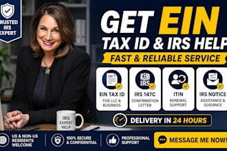 get ein tax id, irs confirmation letter and itin renewal for llc and irs notice