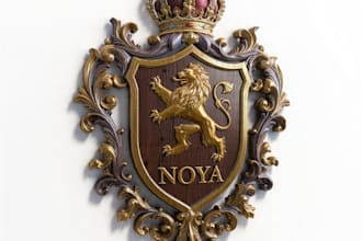 make 3d crest and emblem for cnc routing 3d printing and engraving