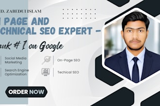 do on page  and technical SEO for top google ranking