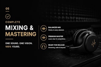 mix and master songs at a affordable price