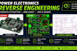 reverse engineer power electronics pcb schematic inverter smps and power supply