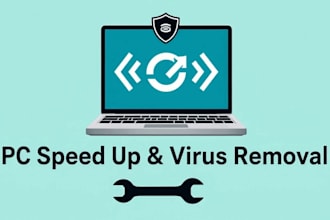 fix slow PC, remove malware and optimize your computer,