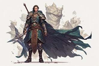 draw custom dnd characters for you
