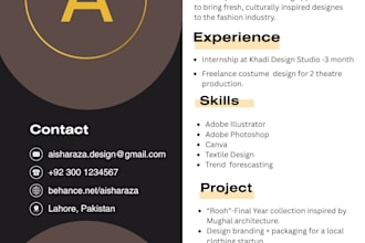 design a professional resume and CV using canva