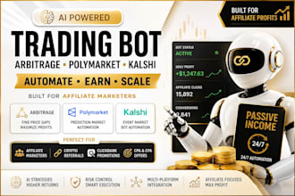 automate crypto polymarket trading bot, ai arbitrage and kalshi trading bot