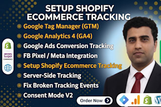 setup shopify ecommerce tracking via google tag manager