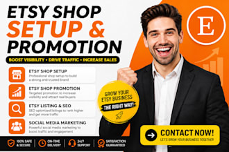 setup your etsy store to be found and sell using etsy SEO