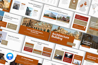 premium real estate investor deck property development ppt architecture brochure