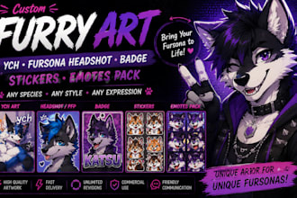 draw furry emotes animated furry sticker art, draw furry sticker fursana for oc