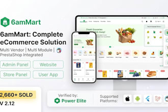 and customize prestashop module 6ammart multi vendor multi module ecommerce