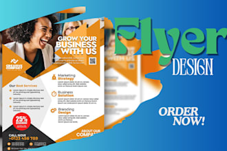 design a professional and creative flyer