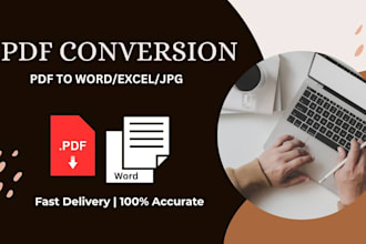 convert PDF to word, excel, or jpg quickly and accurately