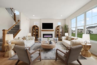 do expert virtual staging and real estate photo editing