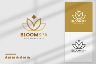 design modern monoline logo for your brand